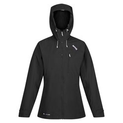 Regatta - Regatta Wmns Britedale Kadın Yağmurluk-SİYAH