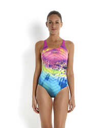 Speedo - Speedo Plmt Digi Pbck 2 Af Kadın Mayo