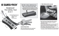 Swisstech BodyGard Tire Safety Tool 6 In 1 Tekerlek Anahtar Seti - Thumbnail