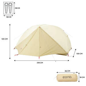 TAWA Eono Deluxe Trekking Çadır - 8