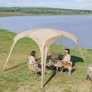 TAWA Instant Pavilion Gazebo 300x300x215cm Bej (Outlet) Tente - 2