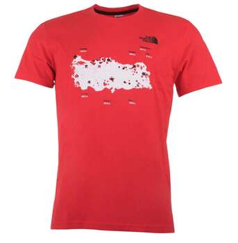 The North Face Country Peak Tee Erkek T-Shirt-KIRMIZI