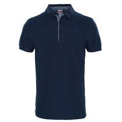The North Face - The North Face M Premium Polo Piquet Erkek T-Shirt-LACİVERT