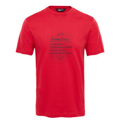 The North Face - The North Face M Tansa Tee Erkek T-Shirt-KIRMIZI