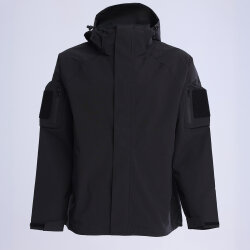 The OKYU MEN’S BlackRock Rüzgarlık-SİYAH - The Okyu