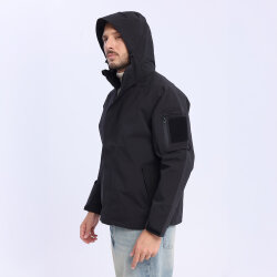 The OKYU MEN’S BlackRock Rüzgarlık-SİYAH - 7
