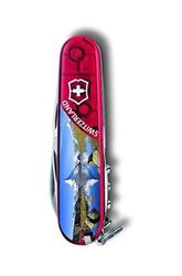 Victorinox - Victorinox Climber Alp Dağı Desenli Çakı-KIRMIZI