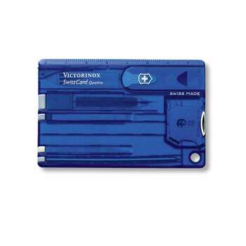 Victorinox Swisscard Lite Mavi Şeffaf