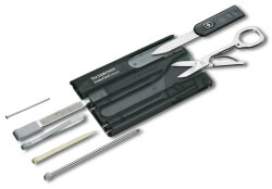 Victorinox Swisscard Şeff Siyah Çakı Seti - Victorinox