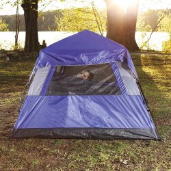 Where Tomorrow Fenstern Otomatik Çadır-MAVİ - 4