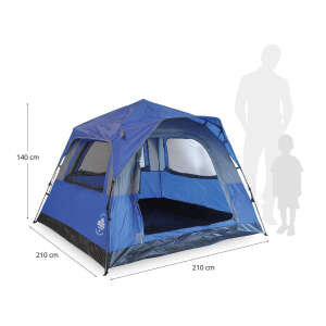 Where Tomorrow Fenstern Otomatik Çadır-MAVİ - 6