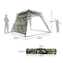 Where Tomorrow - Where Tomorrow Pavillon Otomatik Gazebo-KAMUFLAJ (1)