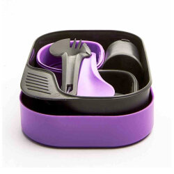 Wildo Camp-A-Box Duo Complete Yemek Seti-GRİ-MOR - Wildo