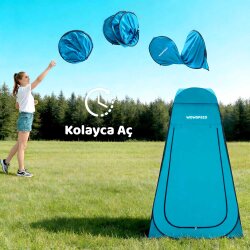 Wowspeed Pop-UP Tuvalet/Duş Çadırı 120x120x190cm - 4