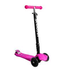 Xslide - Xslide Işıklı Tekerlekli Scooter-PEMBE