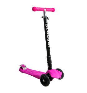 Xslide Işıklı Tekerlekli Scooter-PEMBE - 1