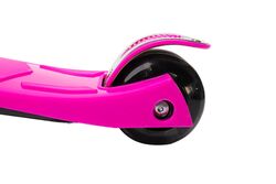 Xslide Işıklı Tekerlekli Scooter-PEMBE - Thumbnail