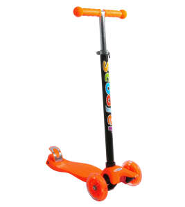 Xslide Safe Işıklı Tekerlekli Scooter-SARI - 1