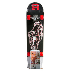 Xslide SkateBoard Kaykay-KIRMIZI-SİYAH - Xslide
