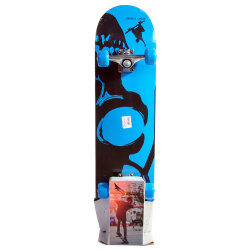 Xslide SkateBoard Kaykay-SİYAH-MAVİ - Xslide